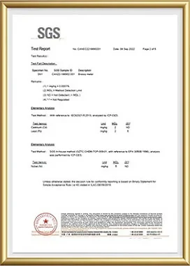 HOLYCOME certificate 7