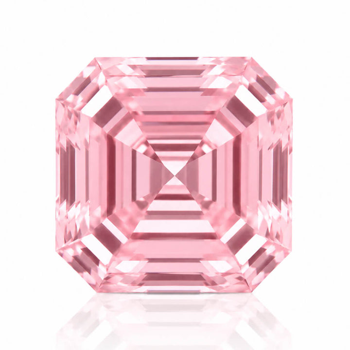 2.49ct VS1 Asscher Cut Lab Grown Pink Diamond