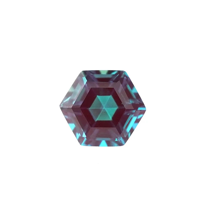 Hexagon Cut Lab Grown Alexandrite