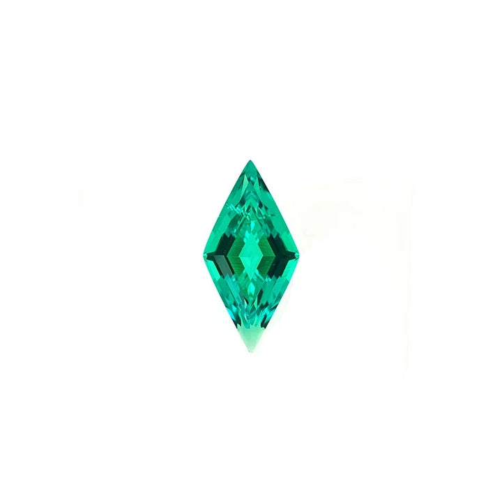 Lozenge Shape Lab Grown Emerald