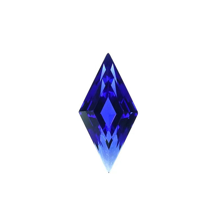 Lozenge Shape Lab Grown Blue Sapphire