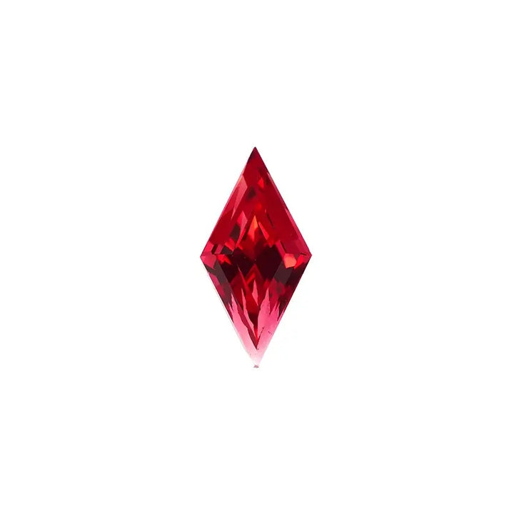 Lozenge Shape Lab Grown Ruby