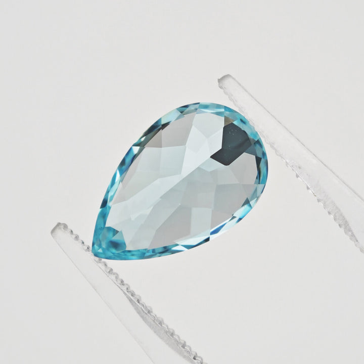 Pear Cut Lab Grown Paraiba YAG