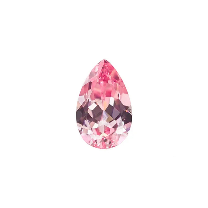 Pear Cut Lab Grown Padparadscha