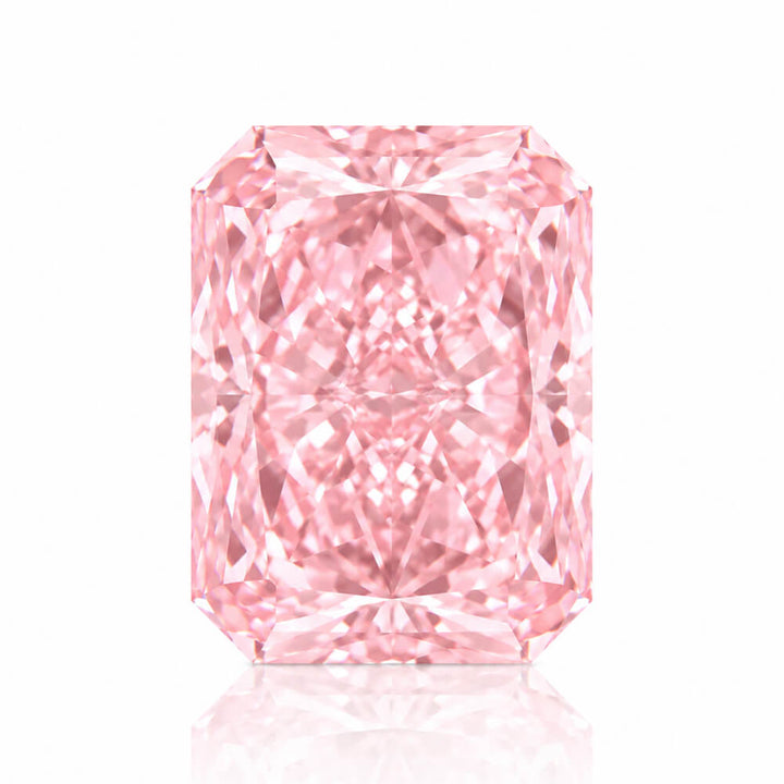 1.66ct VS1 Radiant Cut Lab Grown Pink Diamond