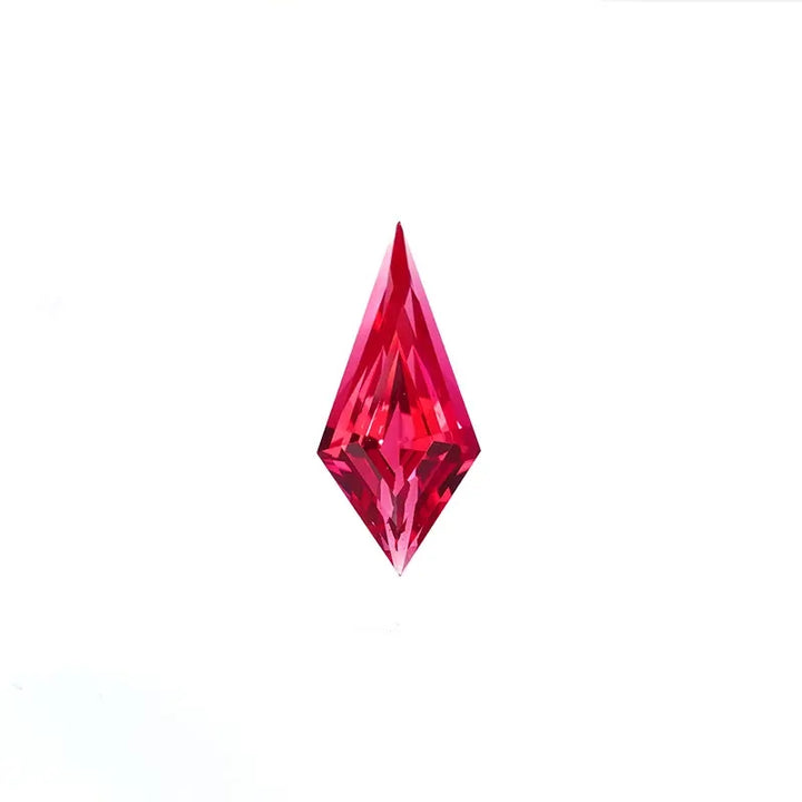 Kite Shape Lab Grown Ruby