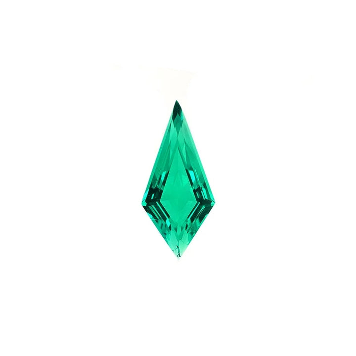 Kite Shape Lab Grown Emerald