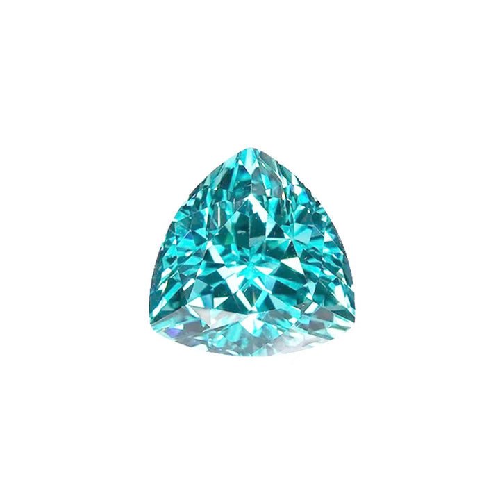 Trillion Cut Lab Grown Paraiba YAG