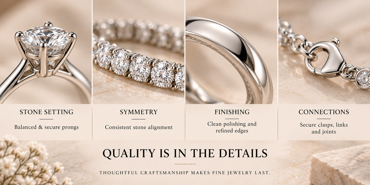 Fine Jewelry Craftsmanship Details