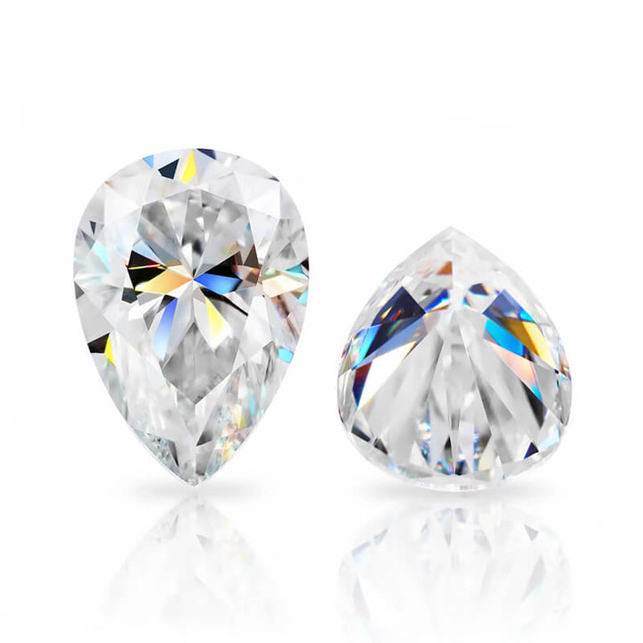 Pear Cut Moissanite Stone
